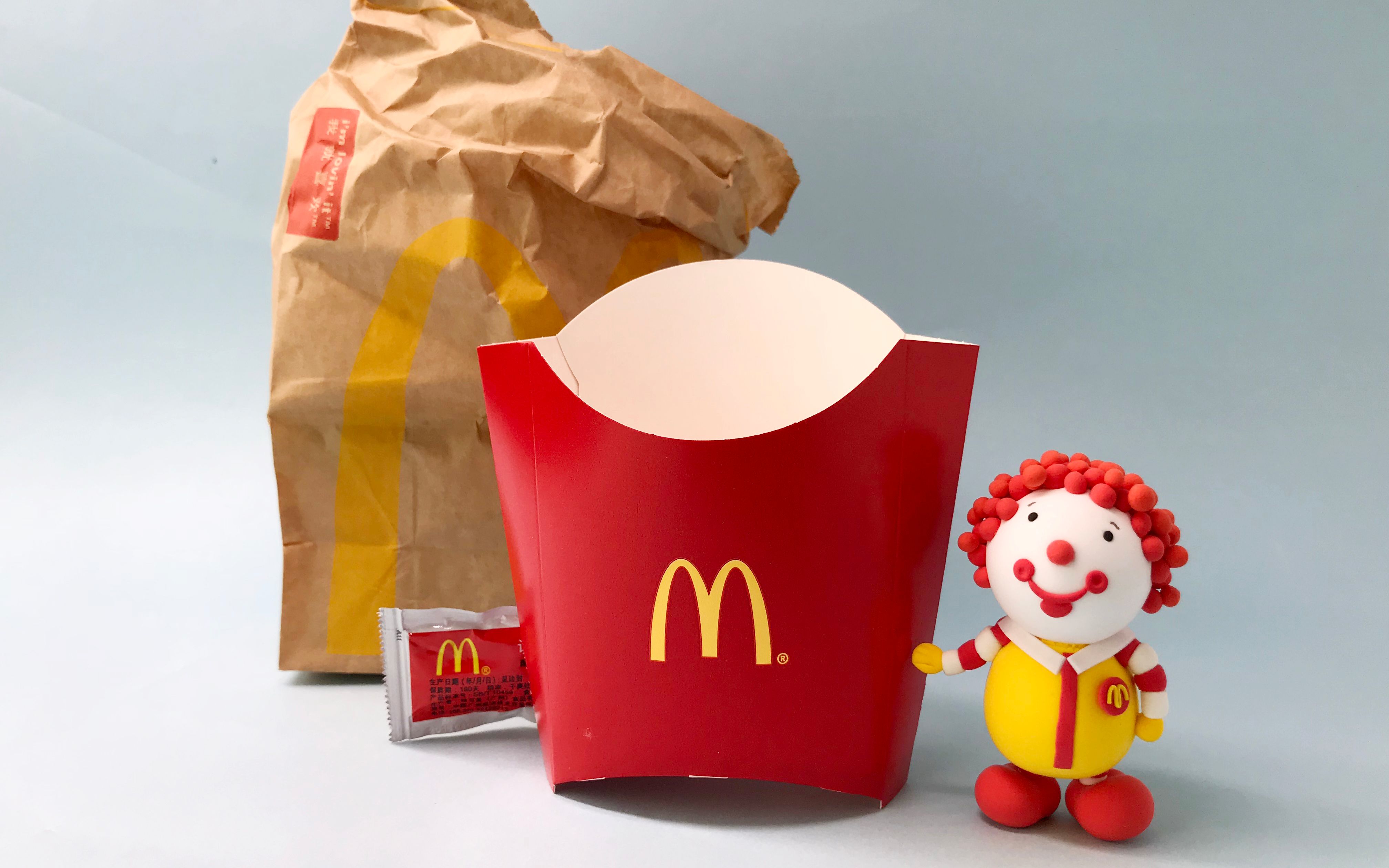 【粘土教程】这么萌的麦当劳叔叔你一定没见过,简单5分钟一学就会