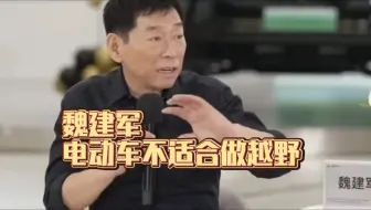 魏建军:越野车追求的是慢，电动车做越野非常危险