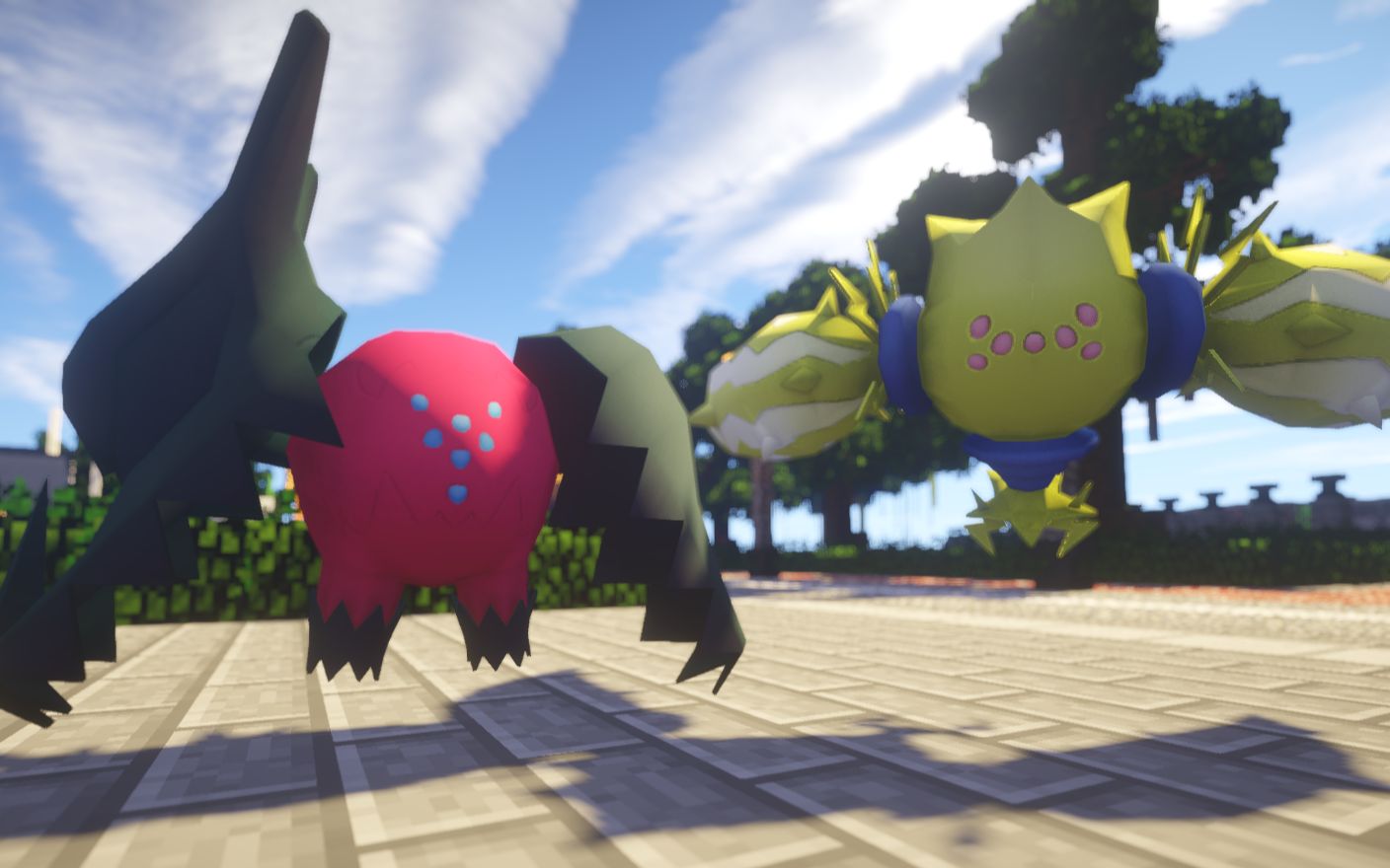 72minecraft72精灵宝可梦输出爆炸的雷吉艾勒奇和雷吉铎拉戈月下