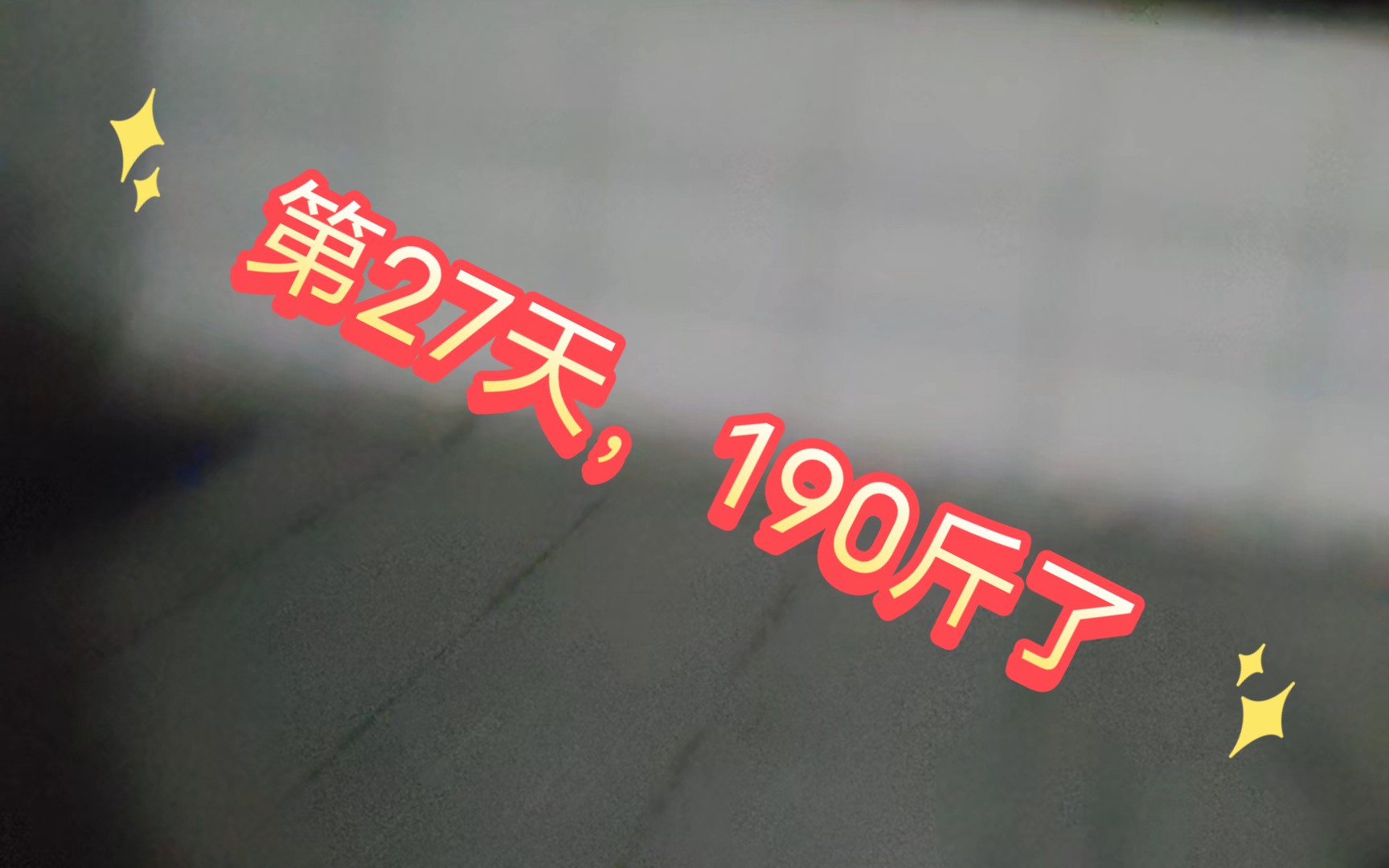 第27天了,190斤!离180越来越近了!