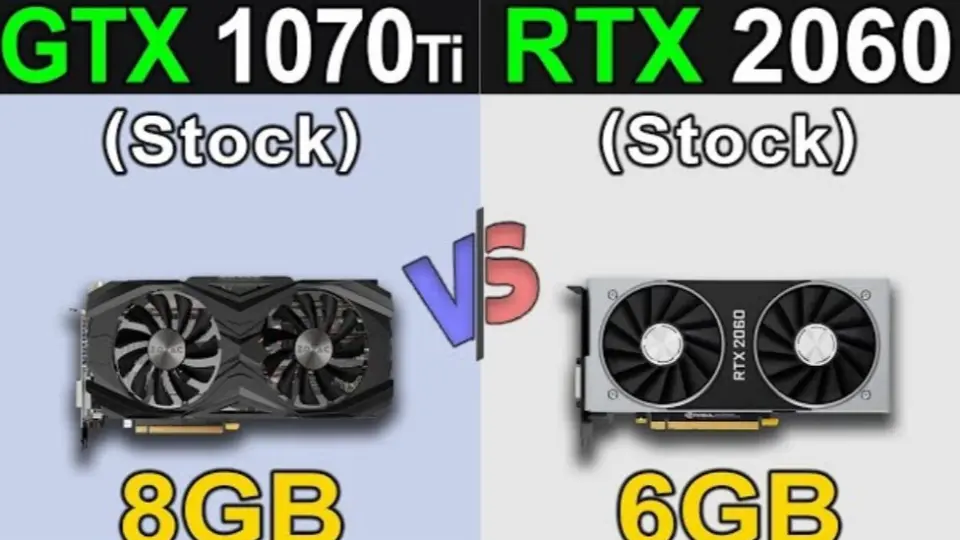 GTX 1070 Ti Vs. RTX 2060 1080p 2k bilibili