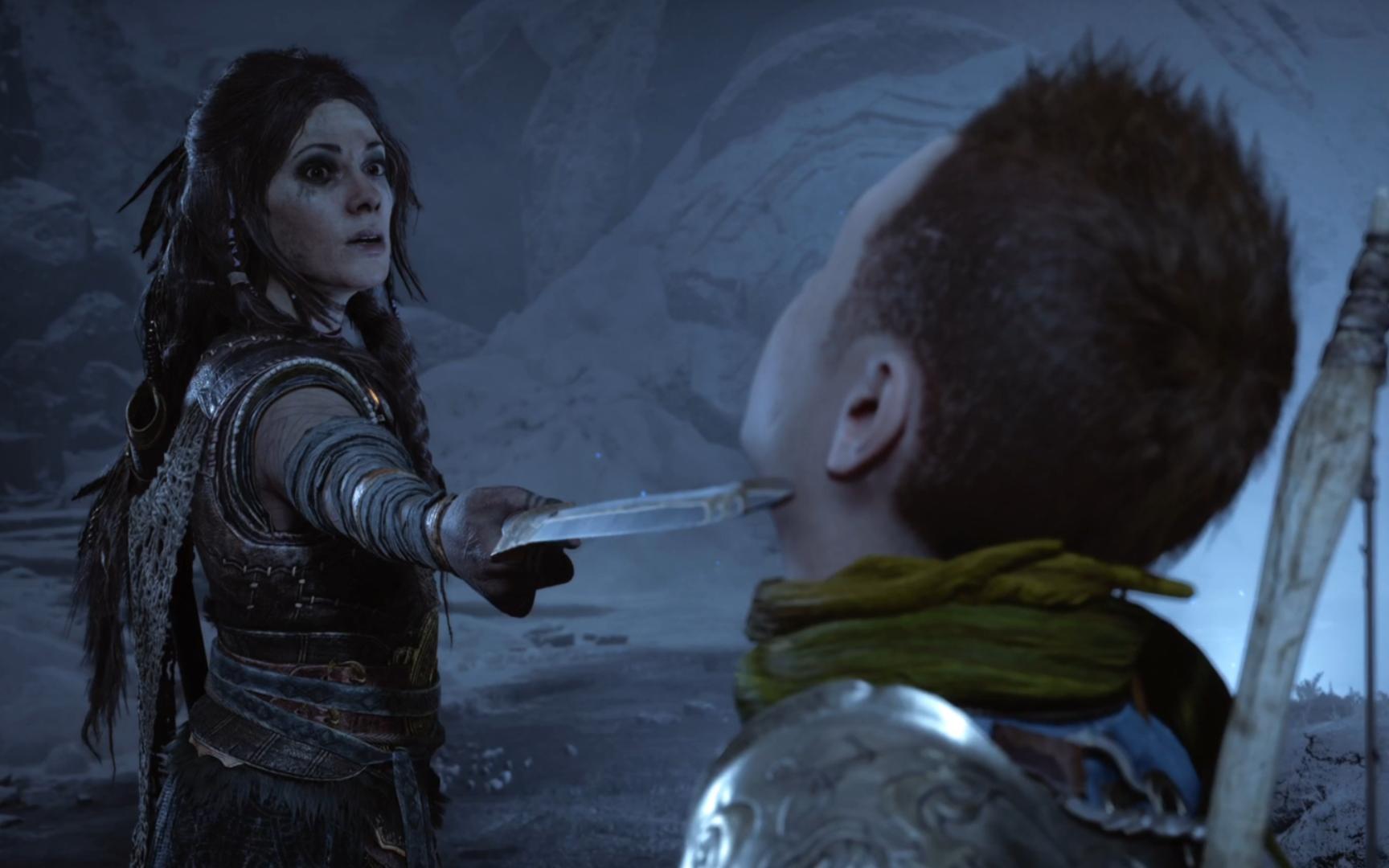 《战神5诸神黄昏》ps5 剧情向>小战神会面芙蕾雅