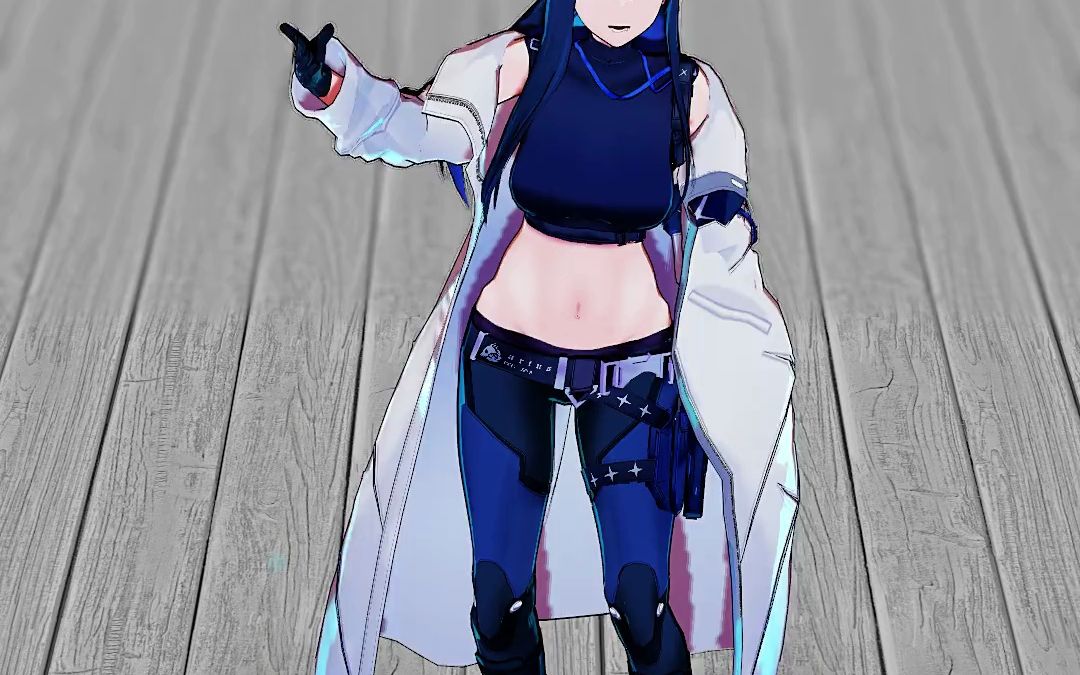 【蔚蓝档案mmd / 锭前纱织 】 tomboy