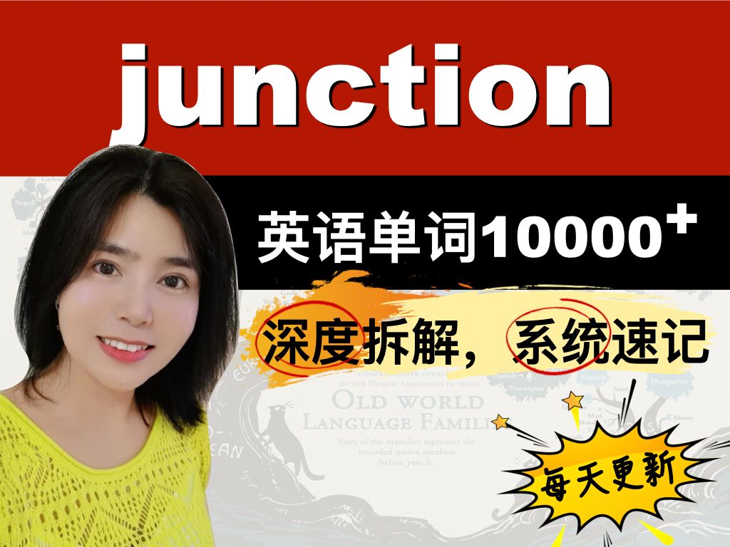 单词拆分记忆junction哔哩哔哩bilibili