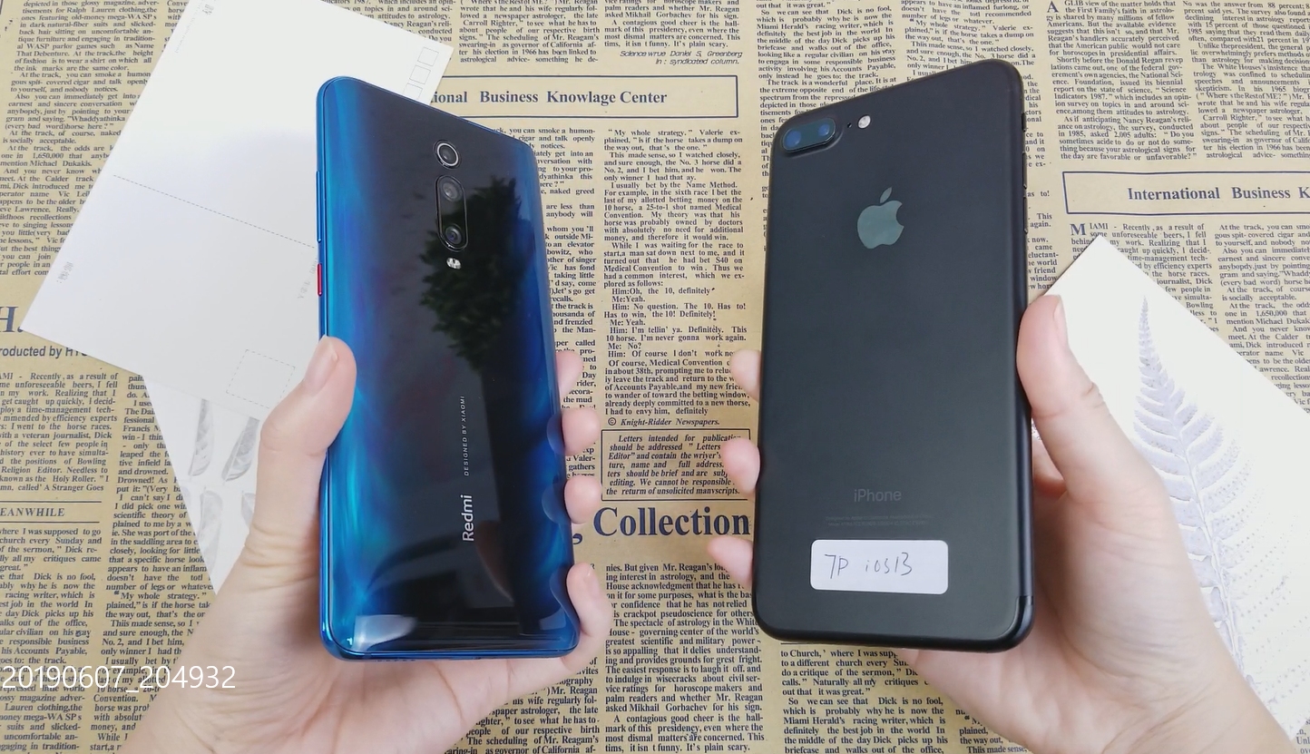 紅米k20pro不愧是旗艦殺手對比ios13的iphone7p穩的一匹