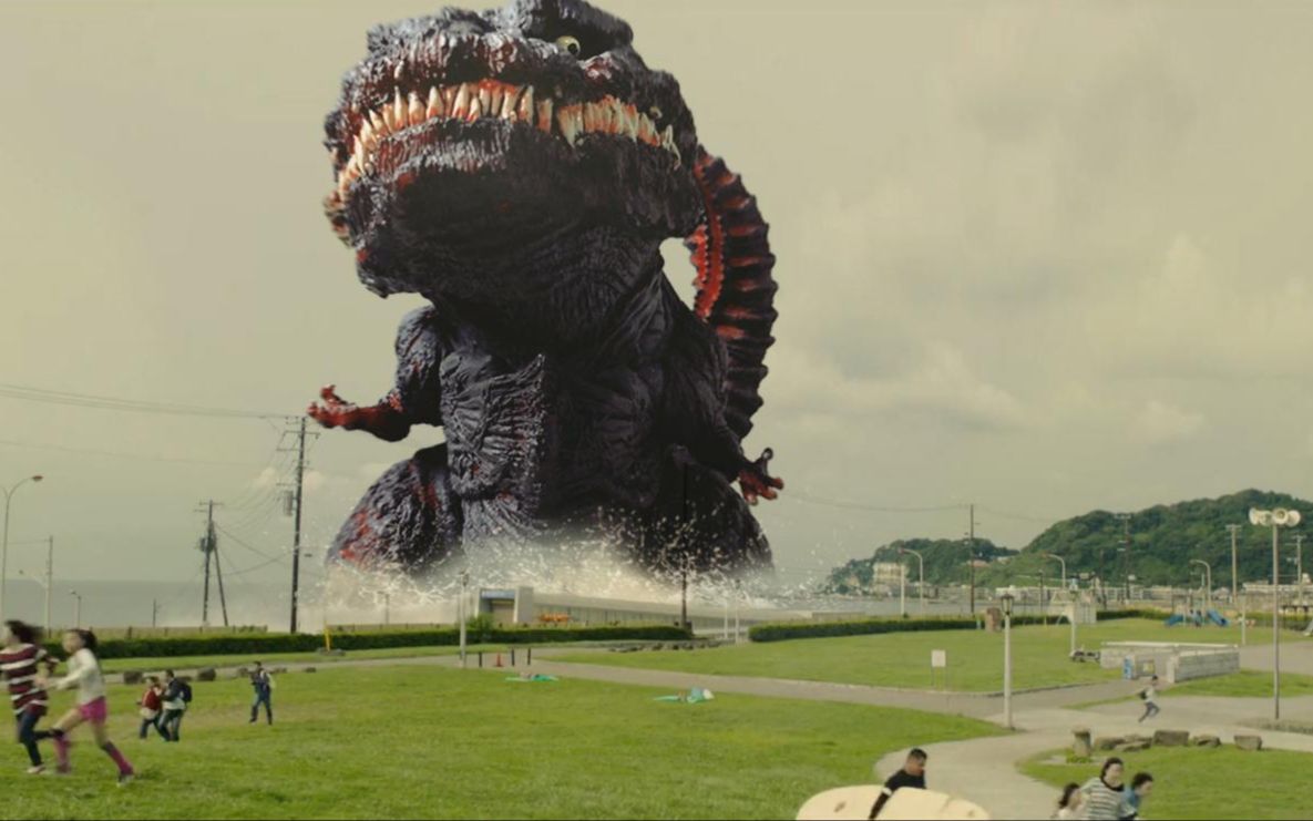 怪兽《哥斯拉》将来袭,日本福岛核电站废水排入大海将会发生什么_哔哩