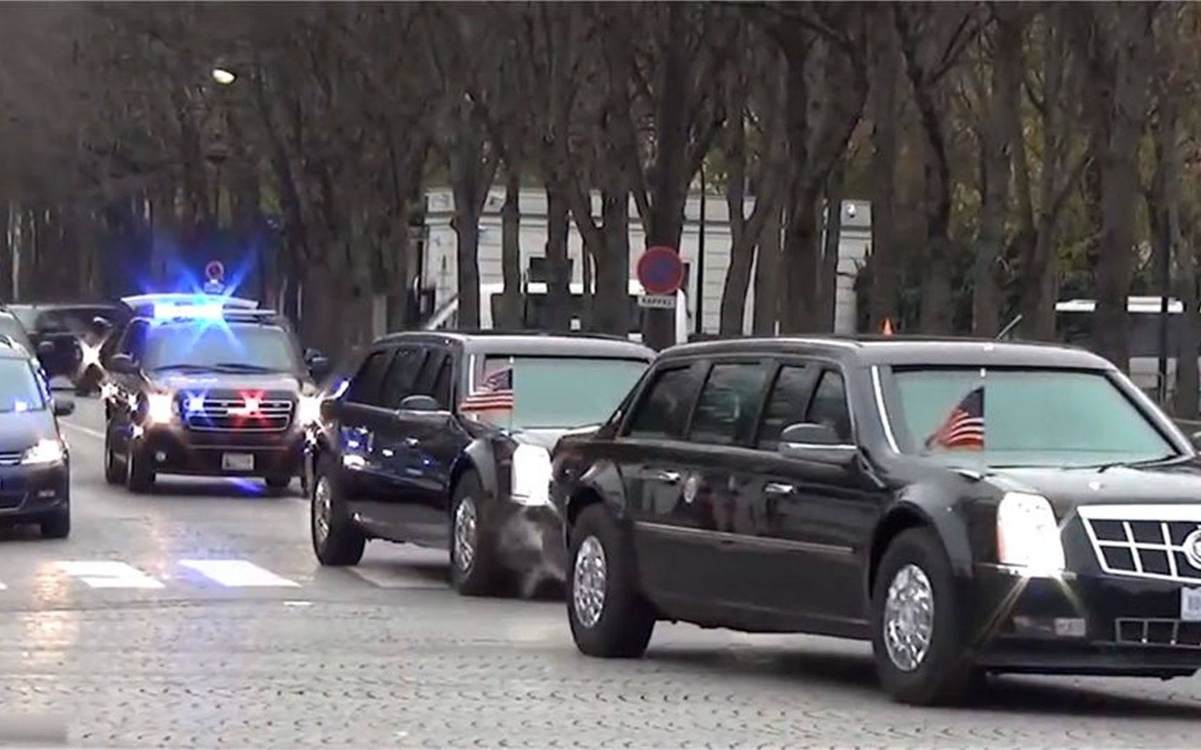 美国总统车队的构成,看完才知道有多安全