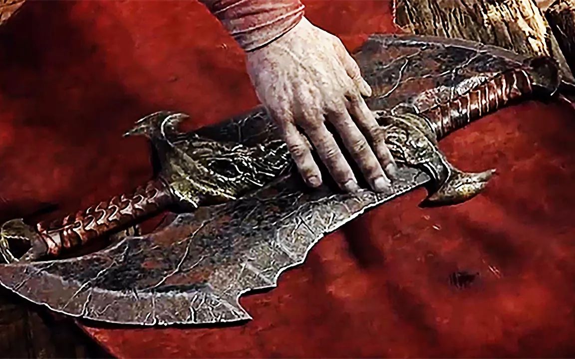 奎托斯 (kratos) 获得了他的混沌之刃电影过场动画 - 战神 4 (gow 4)