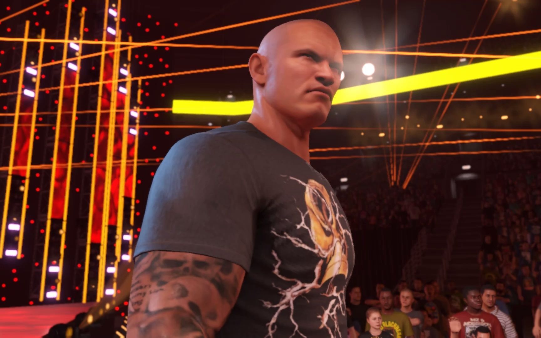 rk老铁丢冠后续 wwe2k22 兰迪剃掉胡子重回巅峰 爆锤挂曼 强势夺双冠!