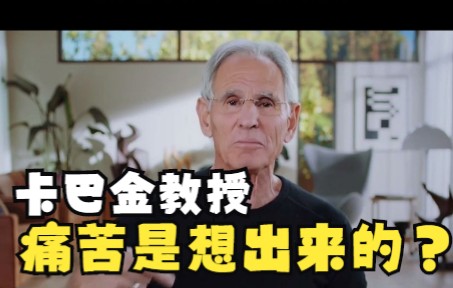 卡巴金教授:真的有科学依据痛苦是自己想出来的吗?哔哩哔哩bilibili