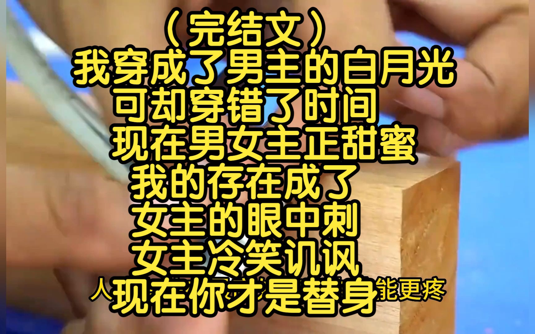 (完结文)我穿成了男主的白月光,可却穿错了时间,现在男女主正甜蜜,我的存在成了女主的眼中刺,女主冷笑讥讽现在你才是替身哔哩哔哩bilibili