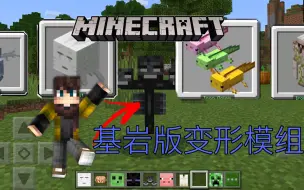 Download Video: 【模组介绍】我的世界基岩版变形addon 更新1.17生物