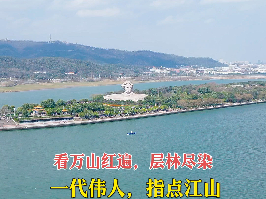 看万山红遍层林尽染,一代伟人指点江山