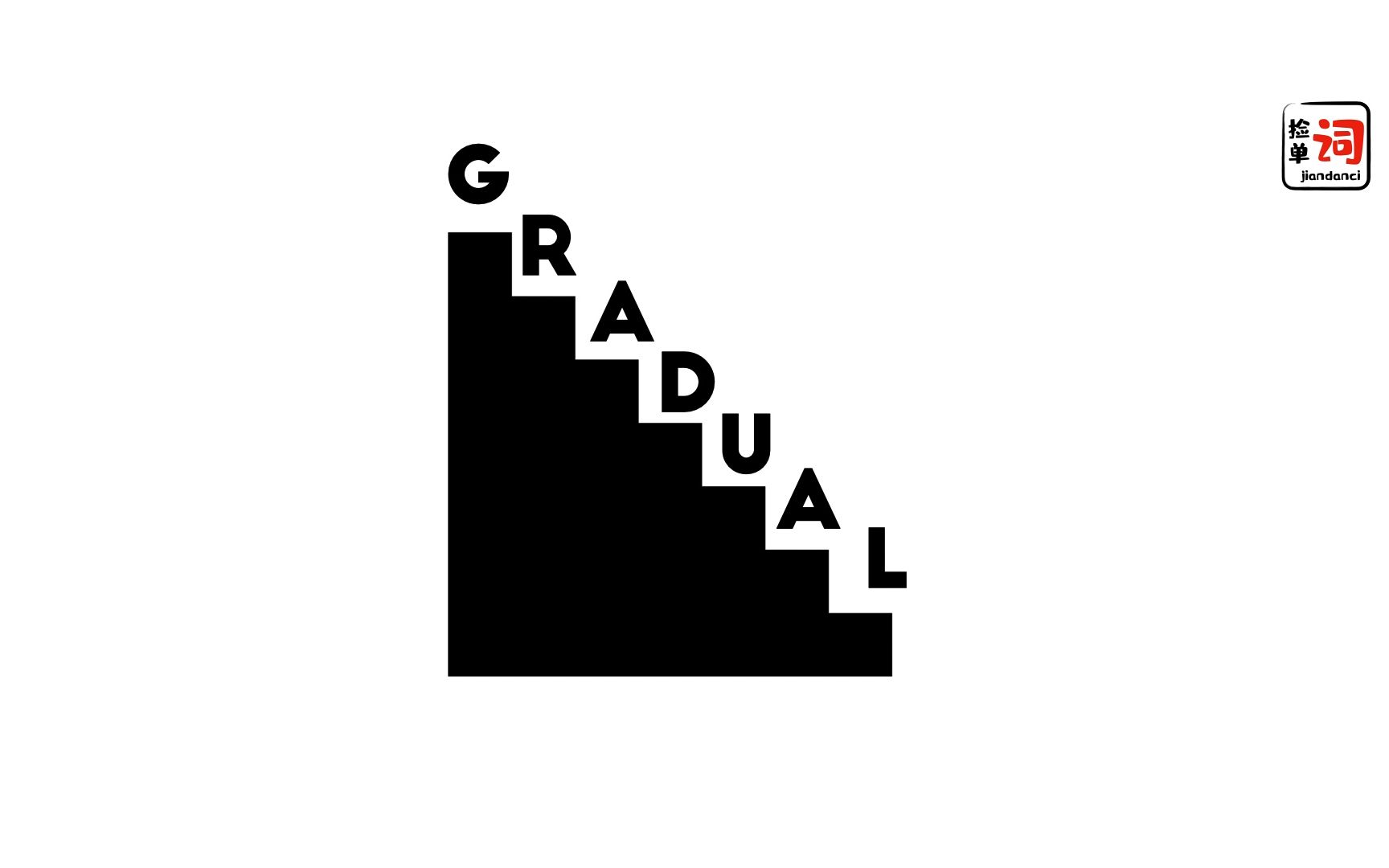 每日一词,gradual