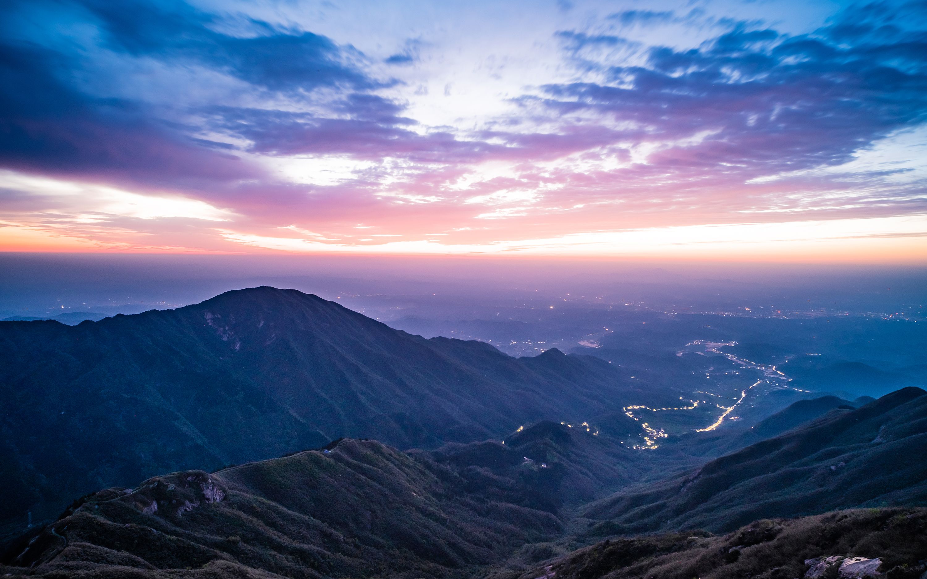 衡山会仙桥的日落 2019.04.16