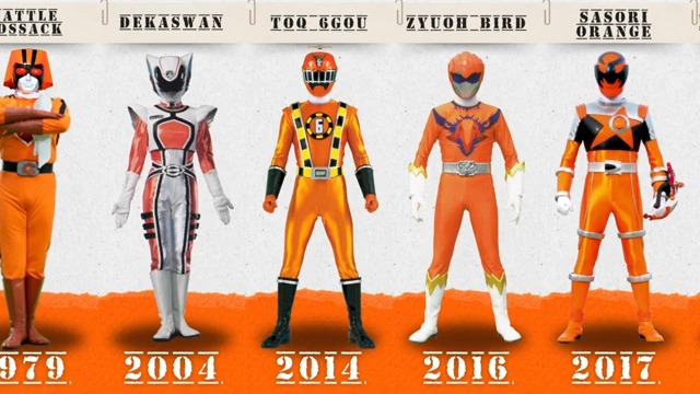 盘点动漫《超级Sentai》中的所有主要橙色系角色...哔哩哔哩bilibili