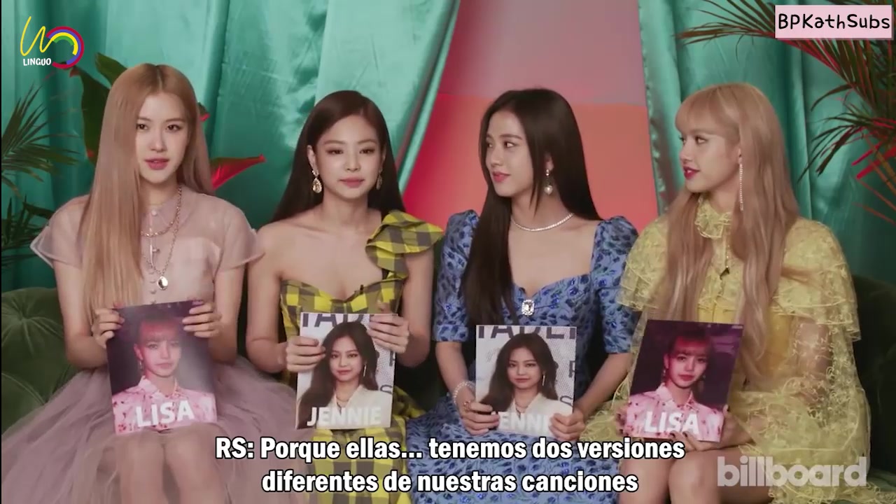 西语字幕综艺blackpink公告牌专访游戏看看成员们之间有多了解