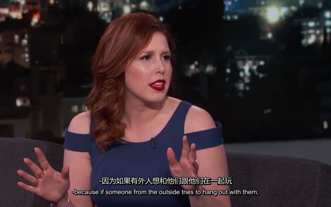 vanessabayer在鸡毛秀上模仿老友记人物各个经典模仿rachel那段听声