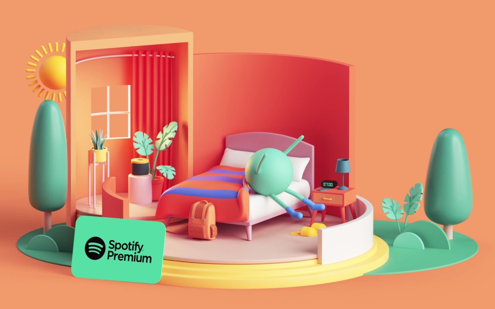 可爱的c4d小场景mg动画,很电商,网页设计