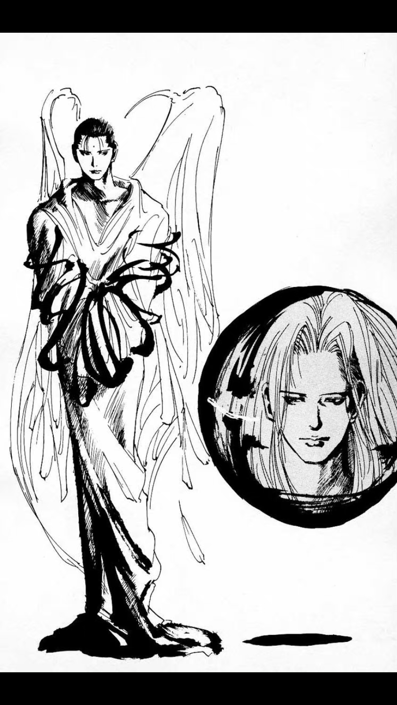 幽游白书原画:曾经临摹过多次的最后那几页,简单的线条,彰显老贼的画