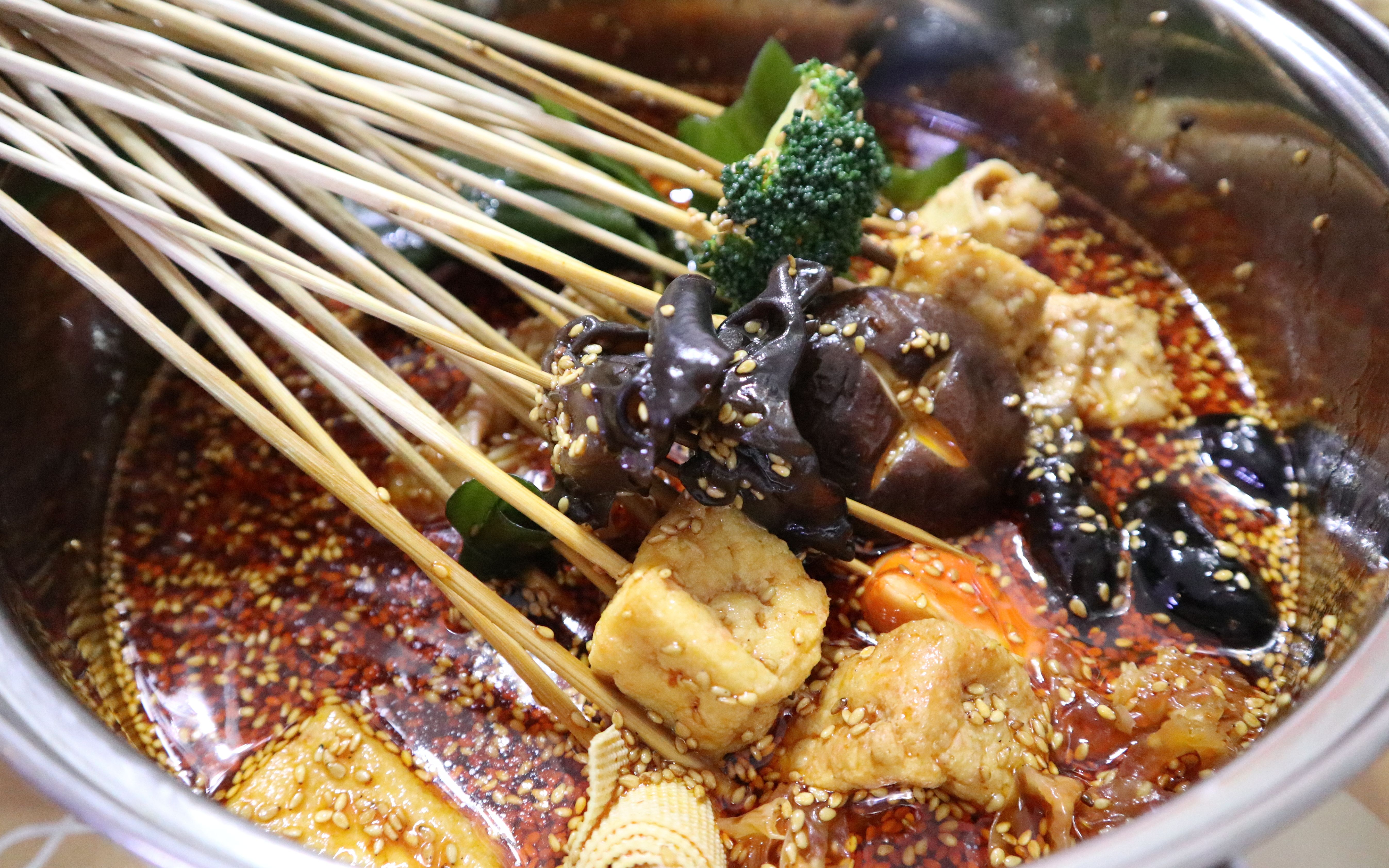 冷锅串串家庭版,食材多味道足,麻辣鲜香,操作简单