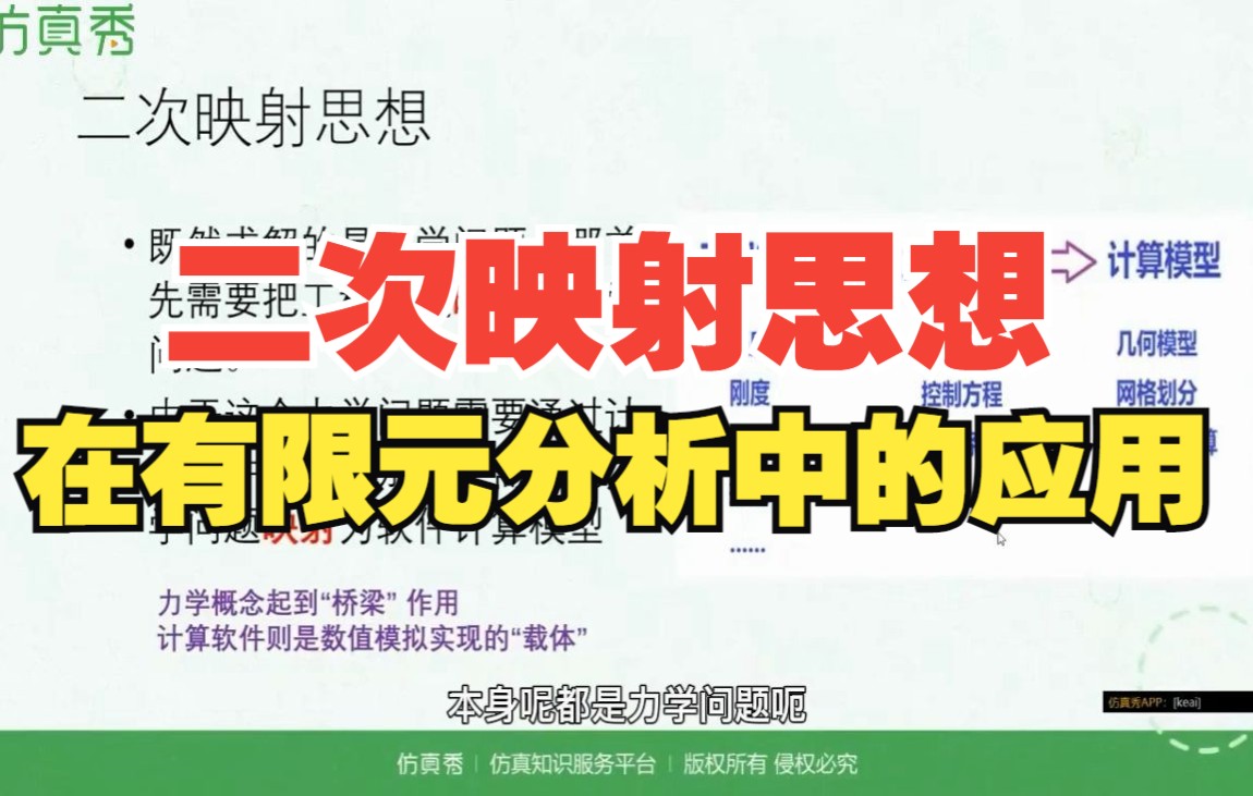 [图]结构有限元分析和力学概念—2、二次映射思想在有限元分析中的应用