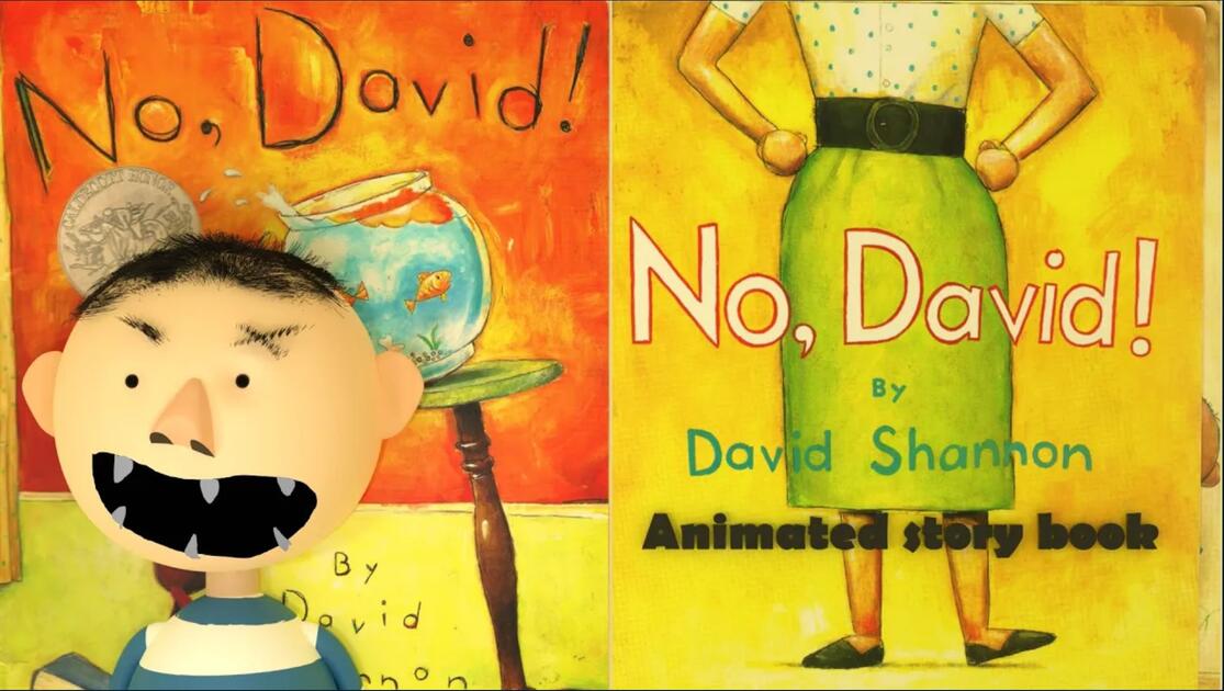NO, DAVID! By David Shannon, Animated storybook!_哔哩哔哩_bilibili