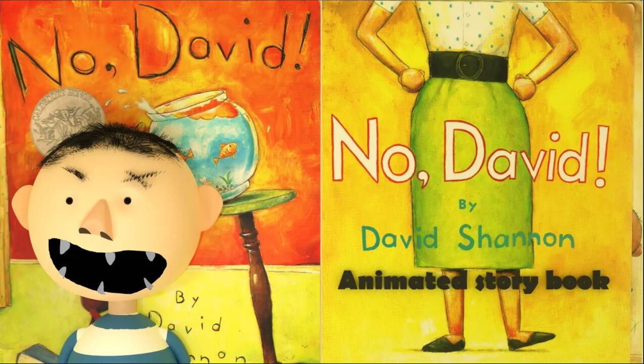 NO, DAVID! By David Shannon, Animated storybook!_哔哩哔哩_bilibili