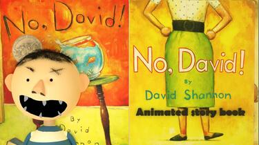 NO, DAVID! By David Shannon, Animated storybook!_哔哩哔哩_bilibili