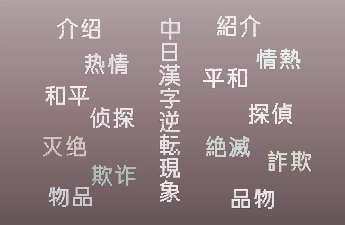 中日顺序相反的汉字词56个哔哩哔哩bilibili