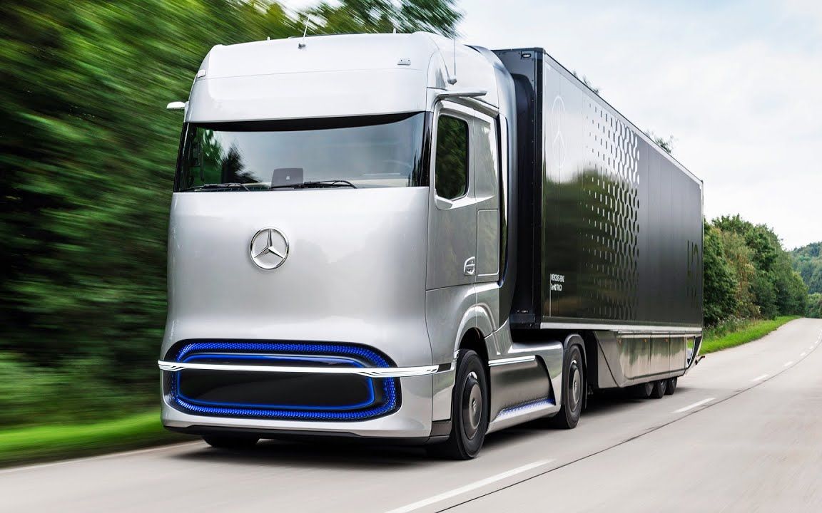 mercedes-benz][2025款]新一代奔驰genh2燃料电池概念卡车解析