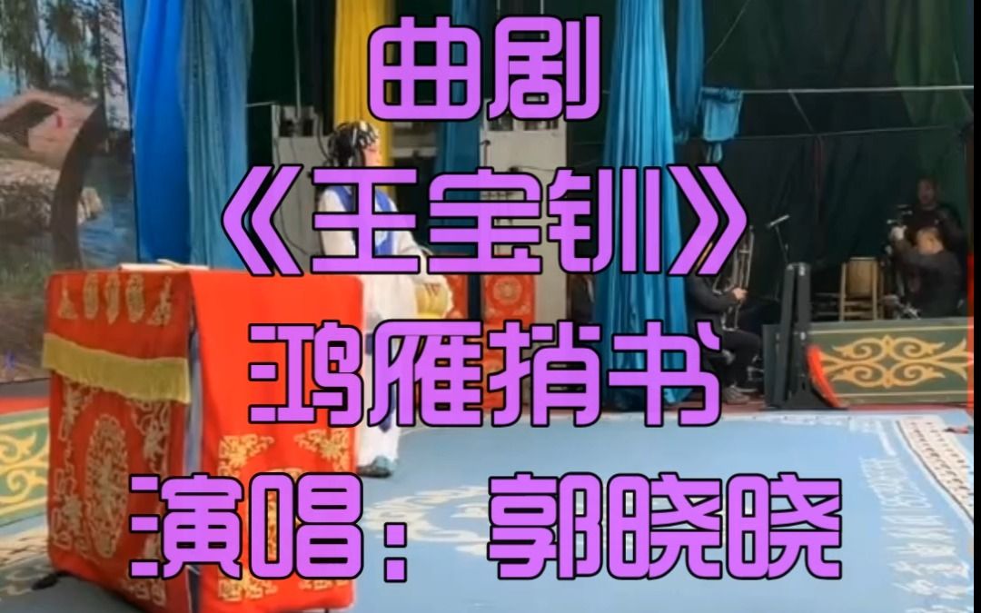 曲剧《王宝钏》鸿雁捎书 选段 演唱:郭晓晓哔哩哔哩bilibili