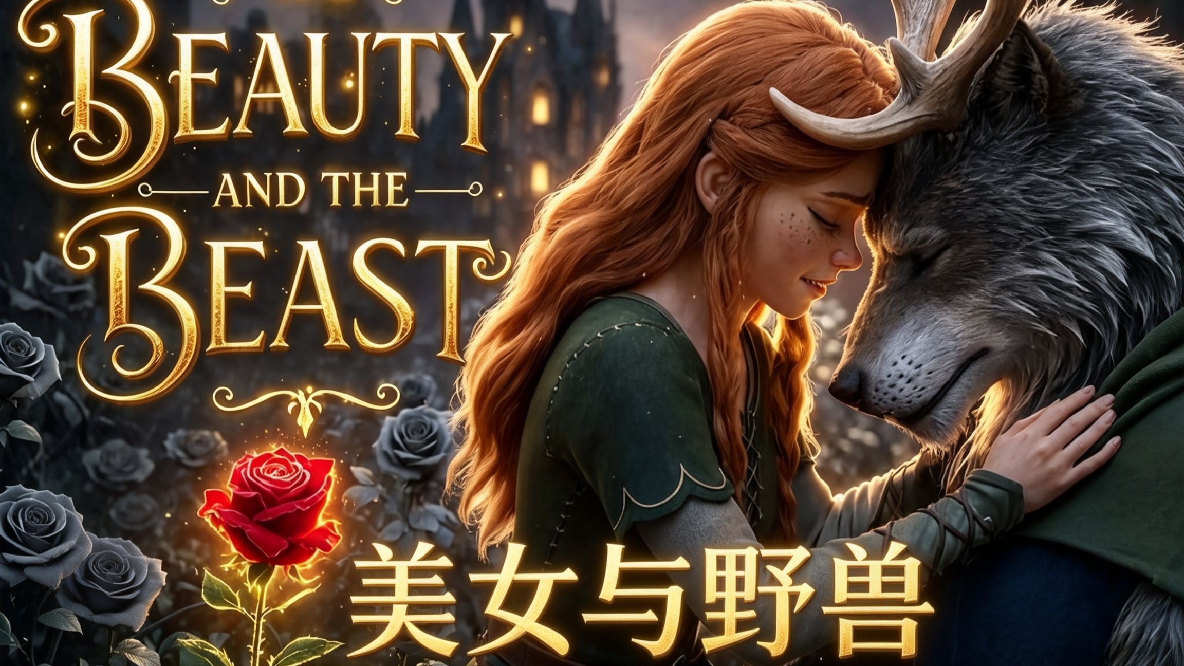 美女与野兽 | 经典童话改编 | 英文动画