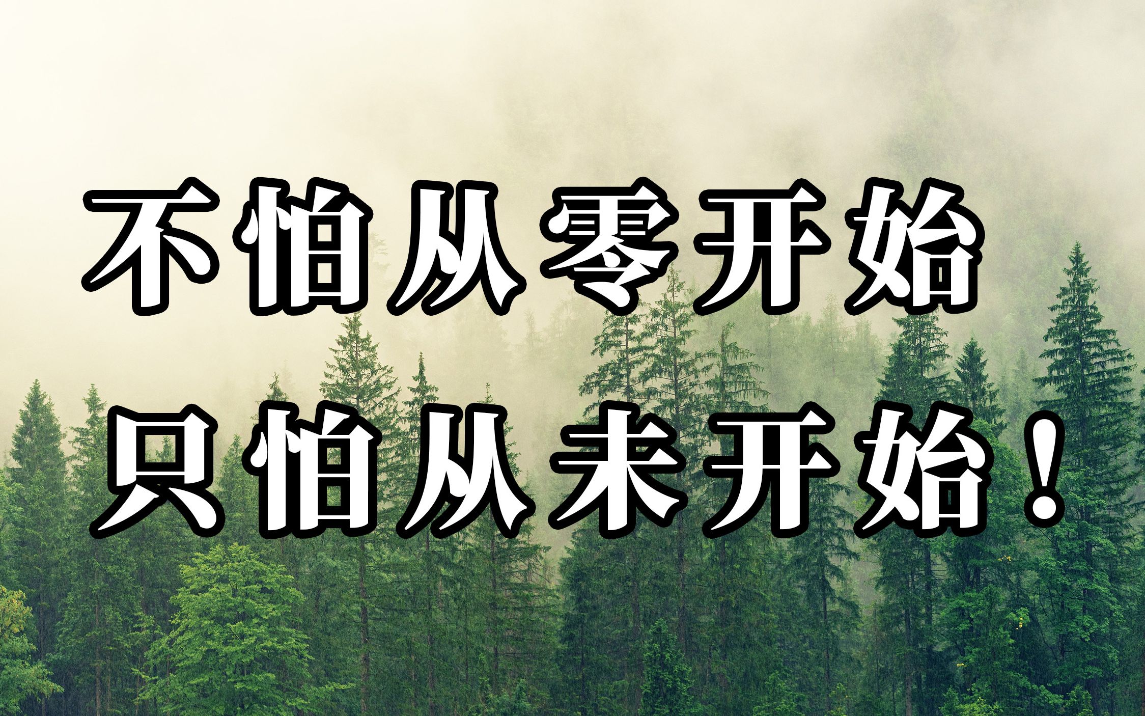 不怕从零开始只怕从未开始深夜说书