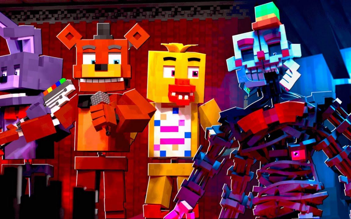 "藏在沙子里hidden in the sand" fnaf 我的世界动画视频