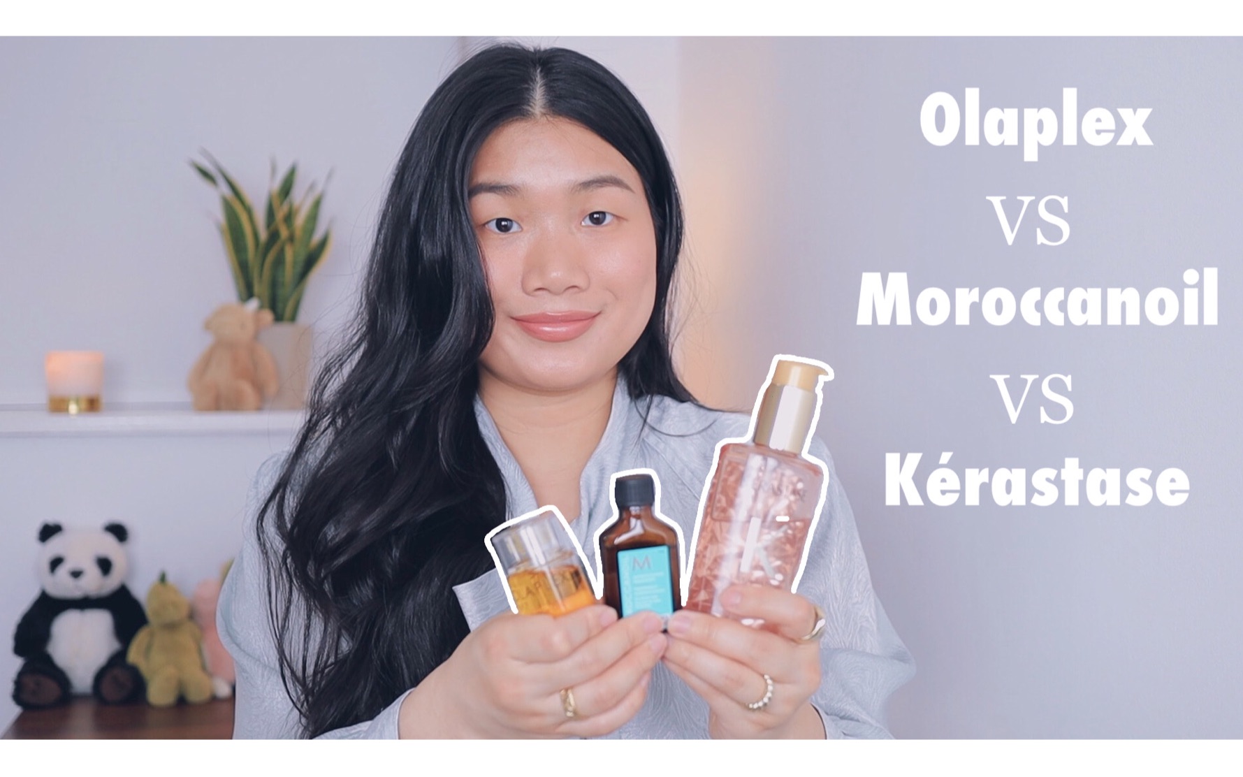 Moroccanoil vs Olaplex No 7 vs K㩲astase|摩洛哥Olaplex卡诗护发精油大比拼|干发最爱的护发精油哔哩哔哩bilibili