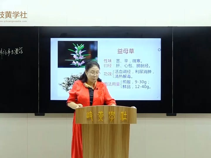 【中药学】:第八天:《活血化瘀药》妇女调经妙药益母草怎么用? 郭翠华教授主讲哔哩哔哩bilibili