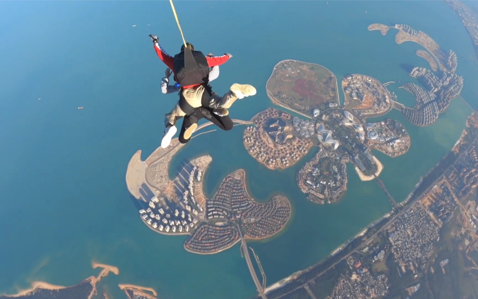 海南海花岛跳伞