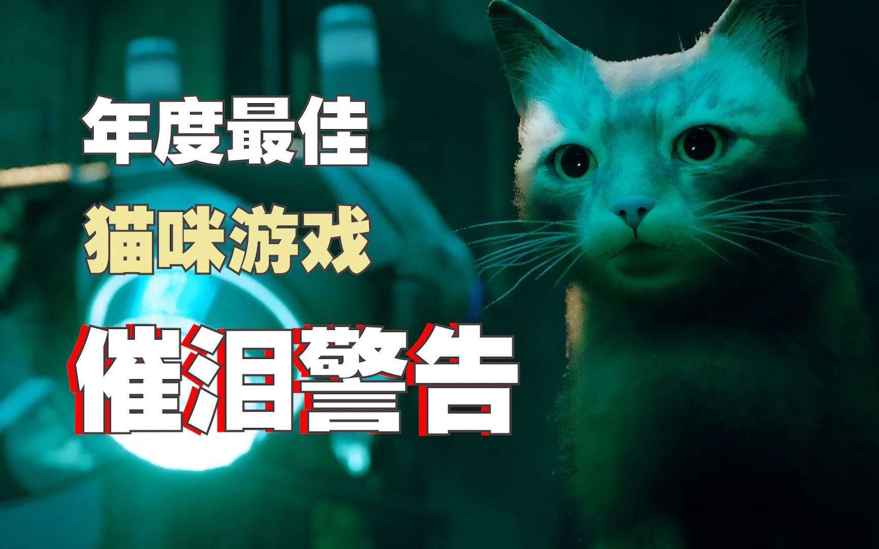 披着猫猫外皮的赛博朋克!《Stray》讲述了一个什么样的故事?哔哩哔哩bilibili