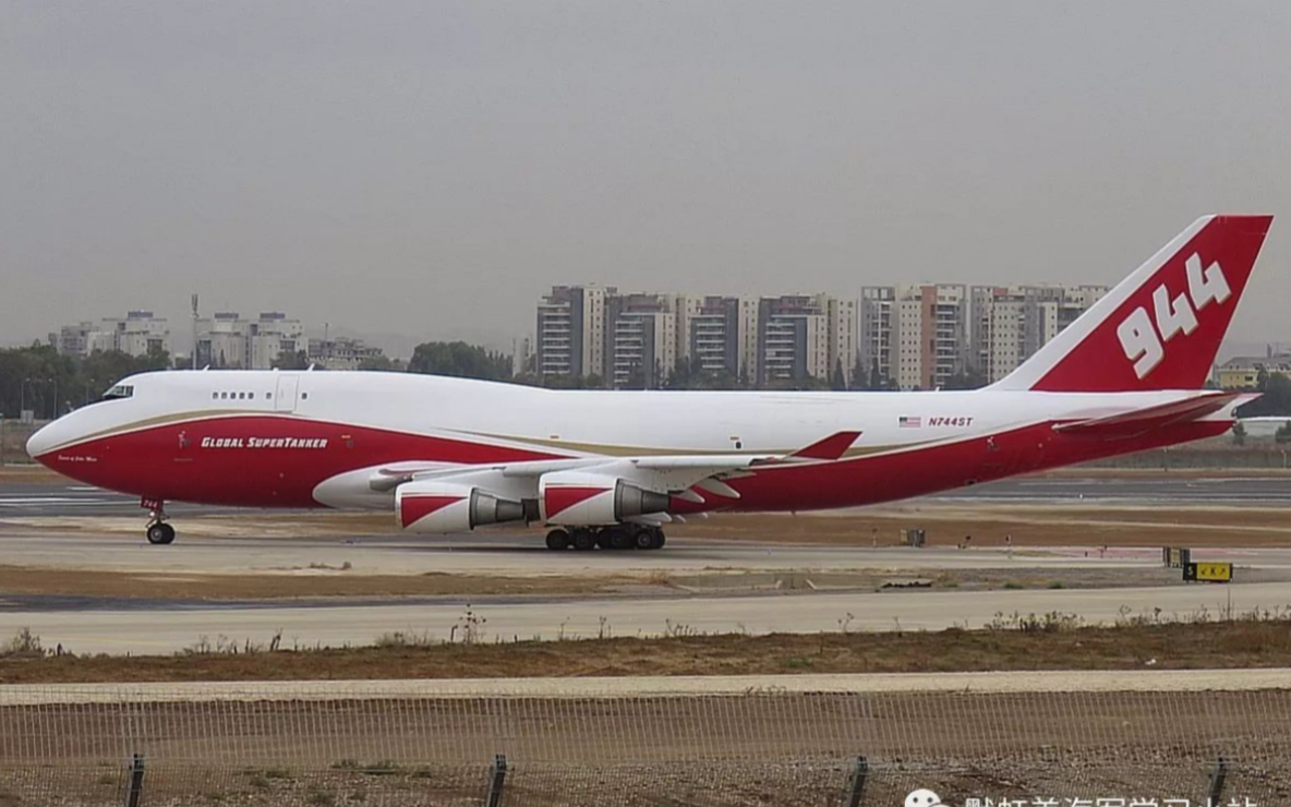 美国国家消防灭火机航空公司“GLOBAL SUPERTANKER” 波音747400BCF (N744ST)哔哩哔哩bilibili