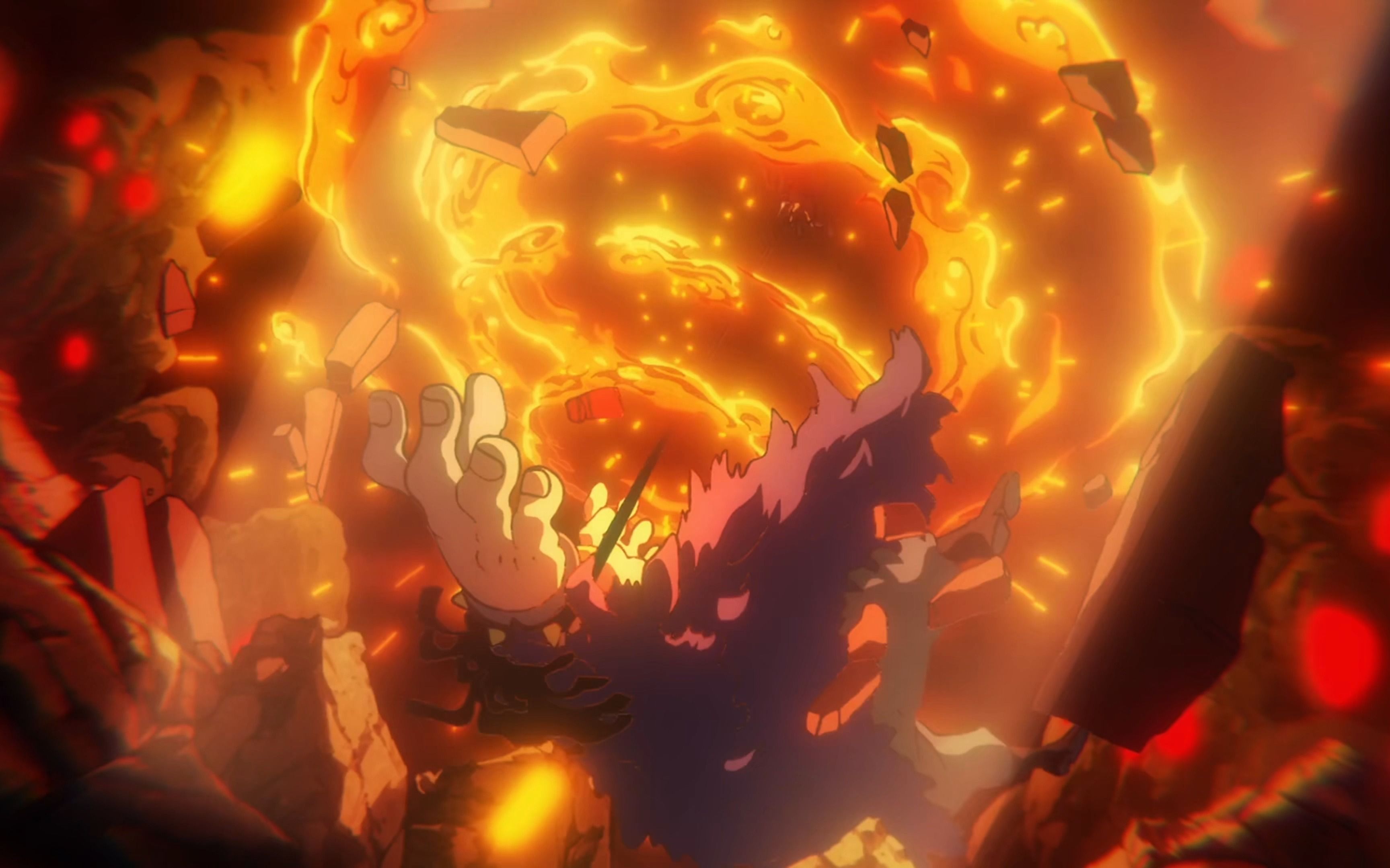 路飞的愤怒一击-业火