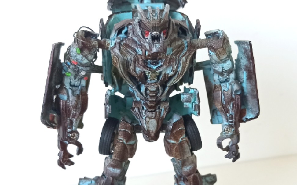 变形金刚5骇客重涂可变改造【展示】