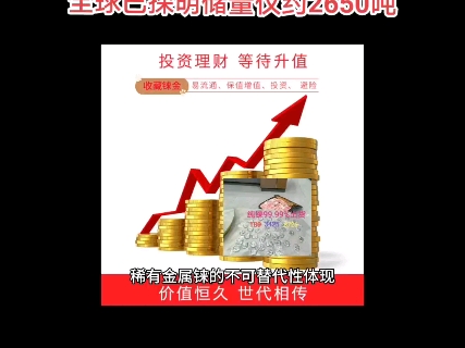 稀有金属铼的不可替代性体现全球已探明储量仅约2650吨科技和财富的核心,未来最值得投资收藏变现的稀缺资源哔哩哔哩bilibili