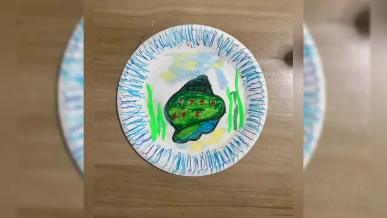 高老师带你做手工:彩色的田螺