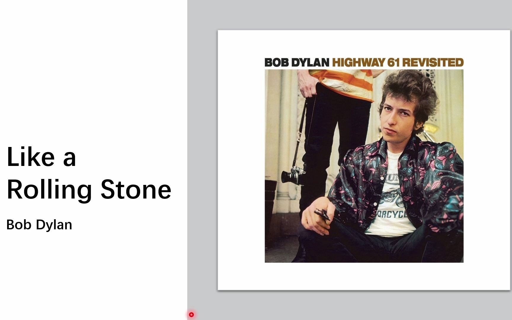 001bobdylanlikearollingstone历史上最伟大的500首英文歌曲no1听歌学