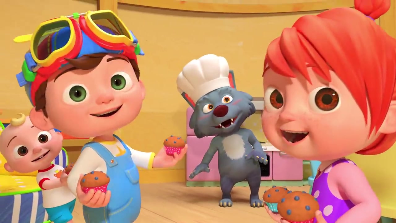 松饼人更多童谣和儿童歌曲cocomelon亲子教育动画卡通色