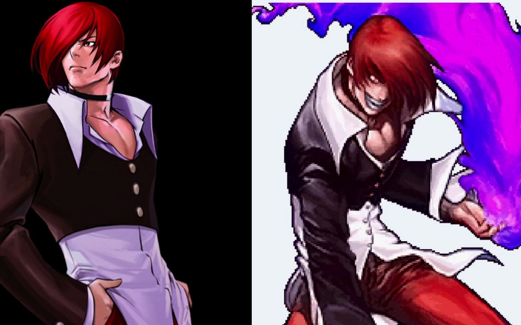 活动  拳皇2002um【八神】与【疯八】拳脚对比