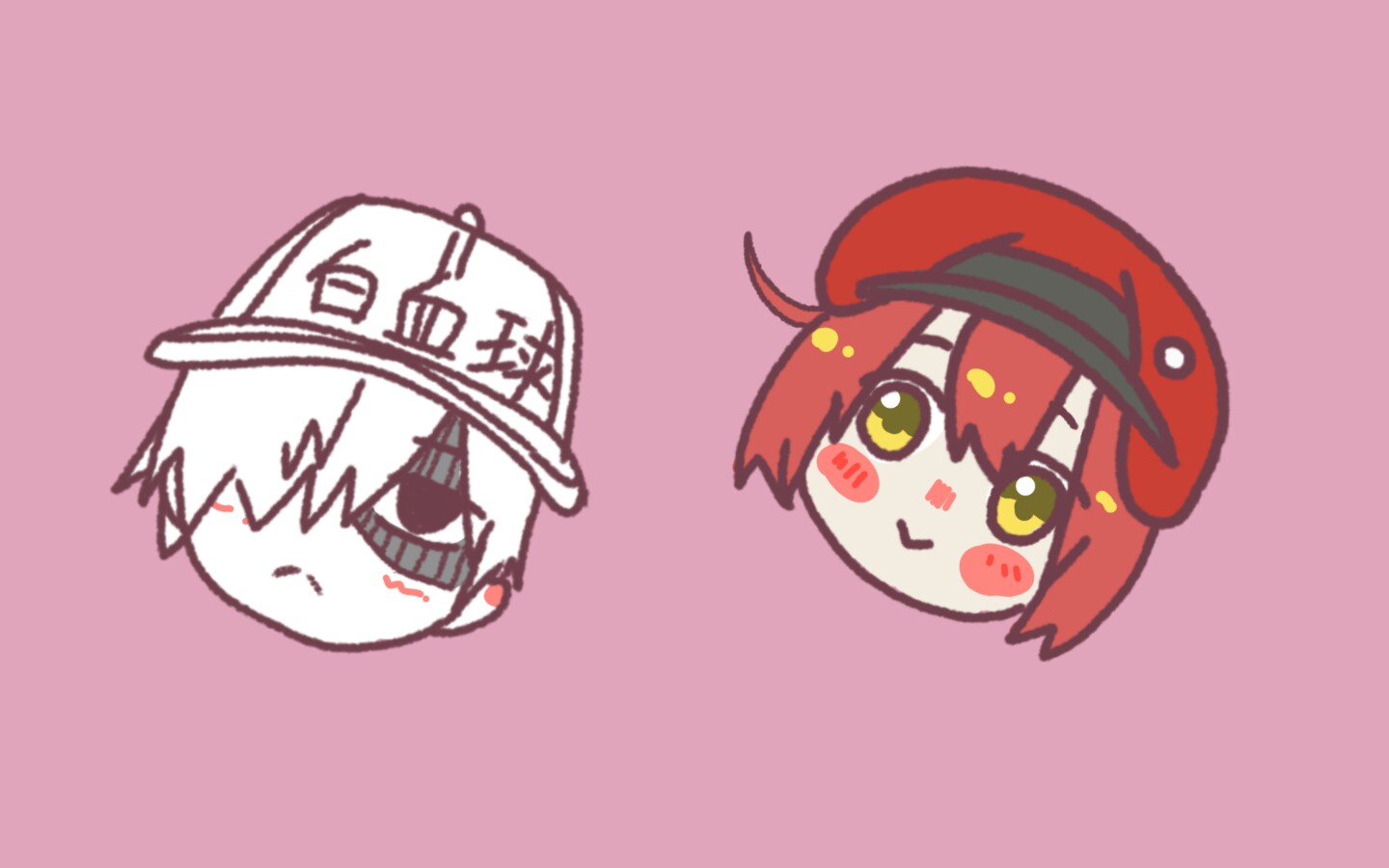 【工作细胞白赤手书】喜喜喜,喜欢,最喜欢你了!