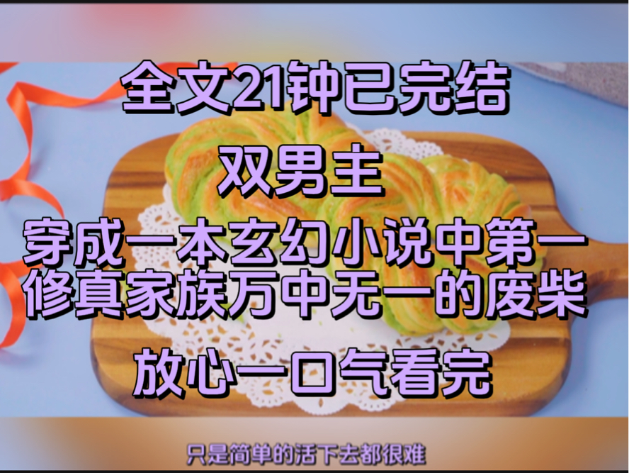 (双男主)穿成一本玄幻小说中第一修真家族万中无一的废柴.哔哩哔哩bilibili