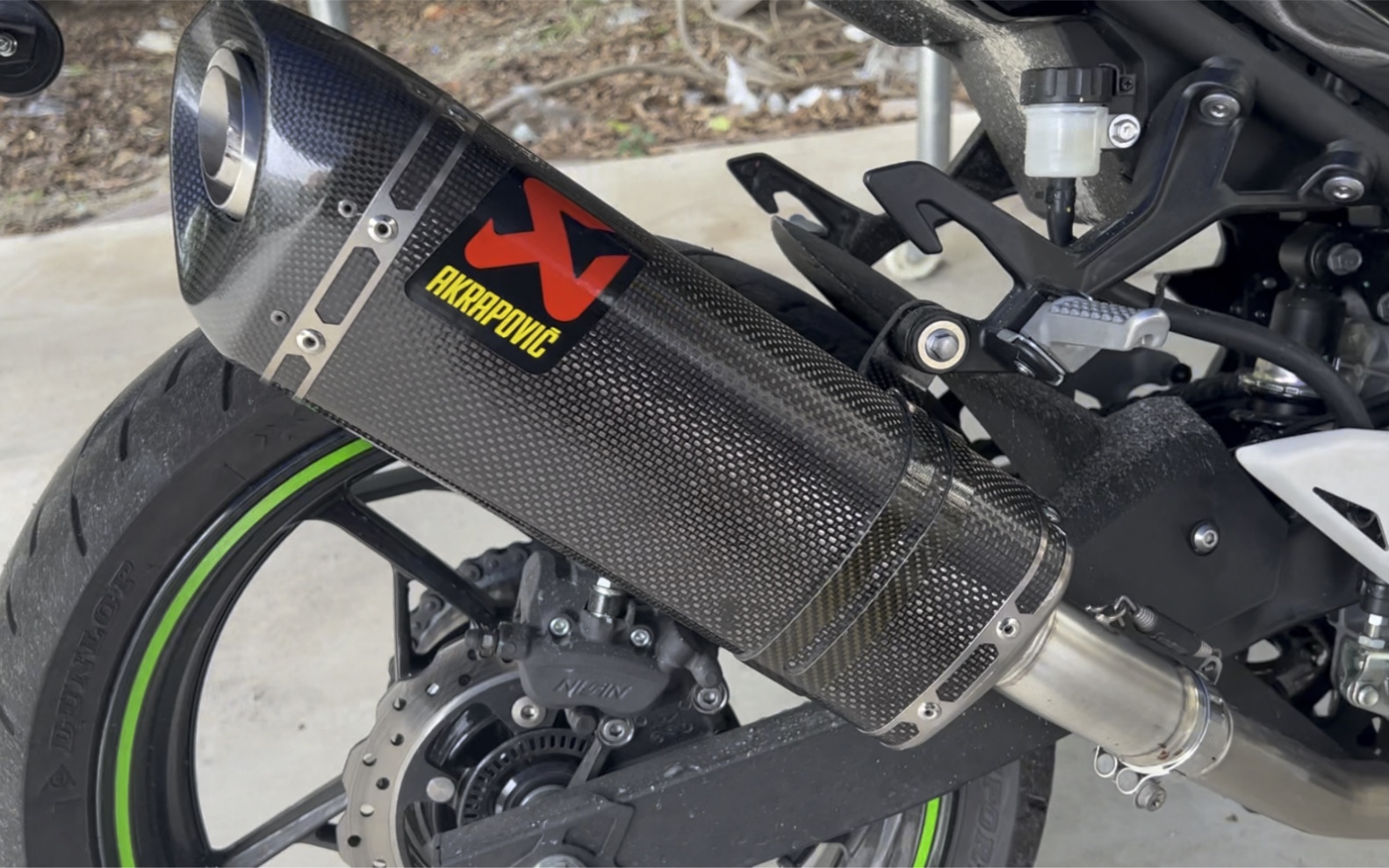 ninja400全碳纤维天蝎排气